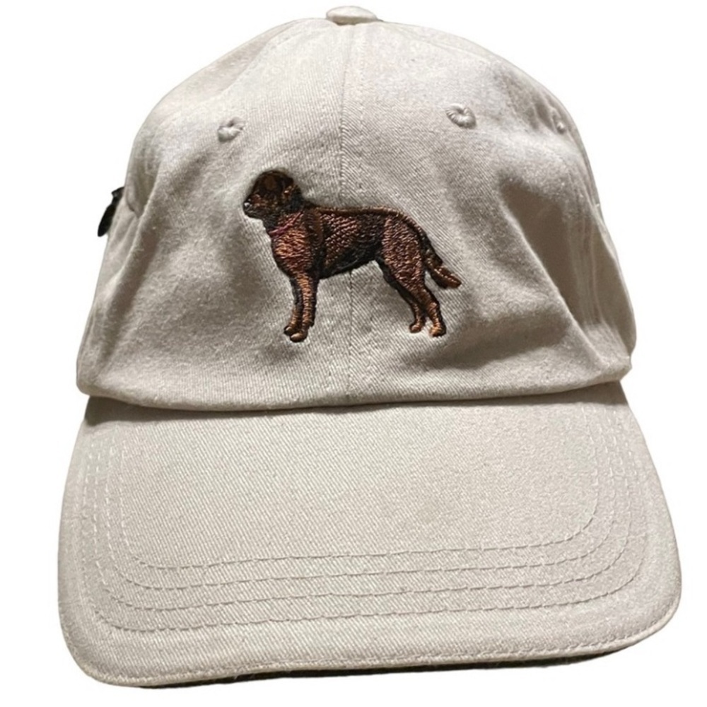 Your Breed Cap w/Embroidered Chesapeake Retriever on Front/Side Zippered Pocket